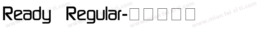 Ready Regular字体转换